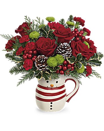 Teleflora's Send A Hug® Sweet Frosty Bouquet